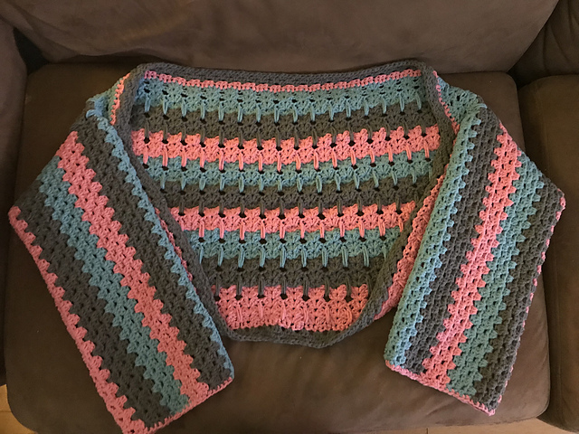 Glenda’s Scrappy Cat Shrug