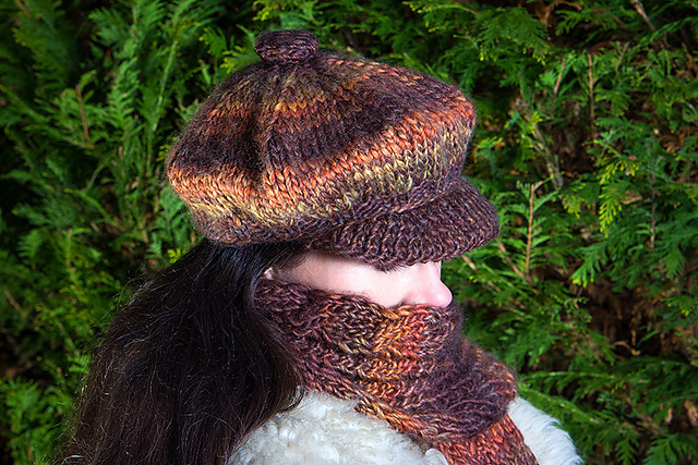 Sunextlissa - Reversible Cap & Cabled Scarf