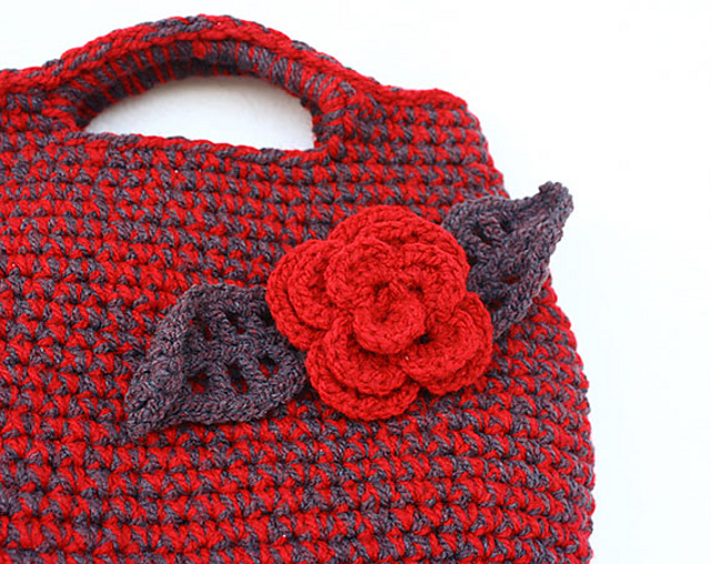 Charlotte Bag and Rose