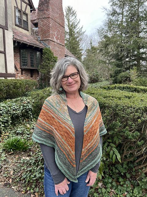 Evergreen Path Shawl