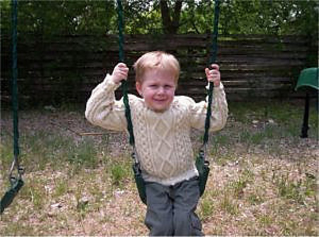 CHAP (Child's Heirloom Aran Pullover) Sweater
