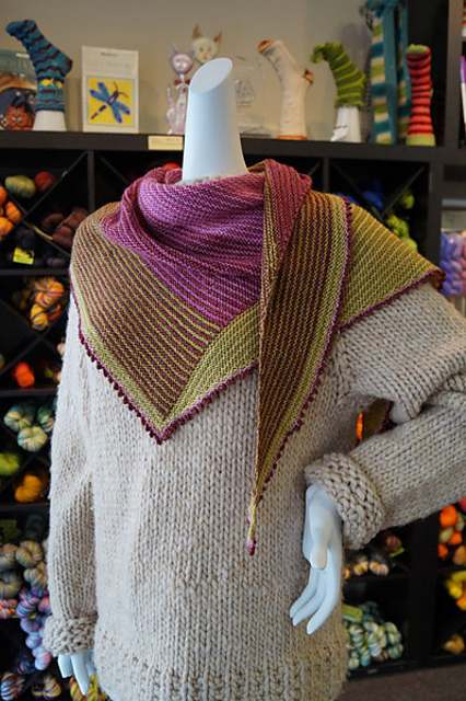 Biscotte Paintbox Shawl