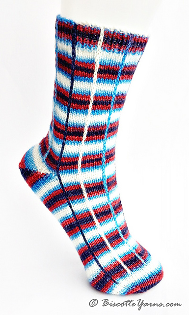 Biscotte Plaid Socks