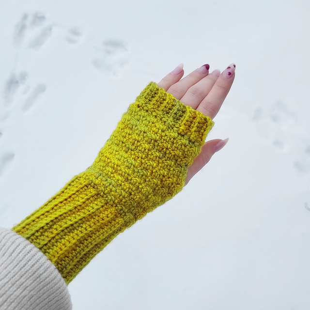 Peel Good Crochet Mitts
