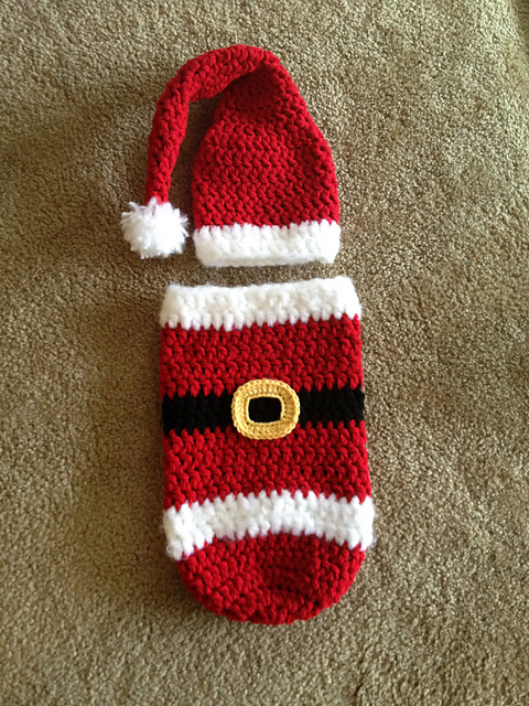 Santa Cocoon and Hat