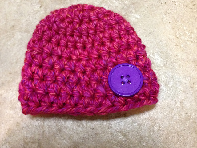 Chunky Button Beanie