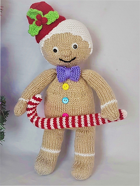 Ravelry: Gingerbread Man Toy LH026 pattern by Wendy Morgan