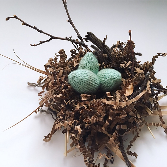 Nesting Knitted Eggs