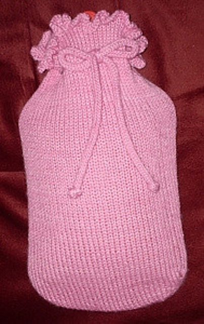 Pretty in Pink: Hot Water Bottle Cover