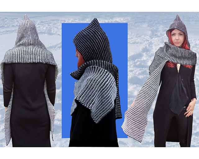 Zweifarbenspiel Pixie Scoodie