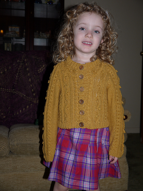 Cabled Cardigan 1468
