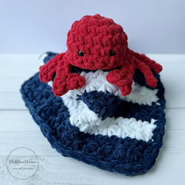 Feeling Crabby Lovey Blanket