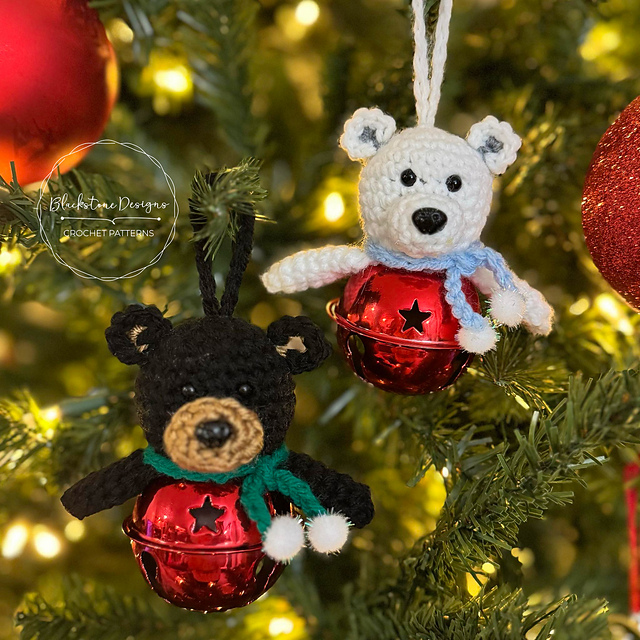 Bear Jingle Bell Ornament
