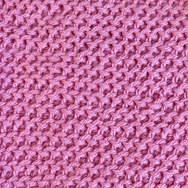 Tunisian Purl Stitch Afghan Square
