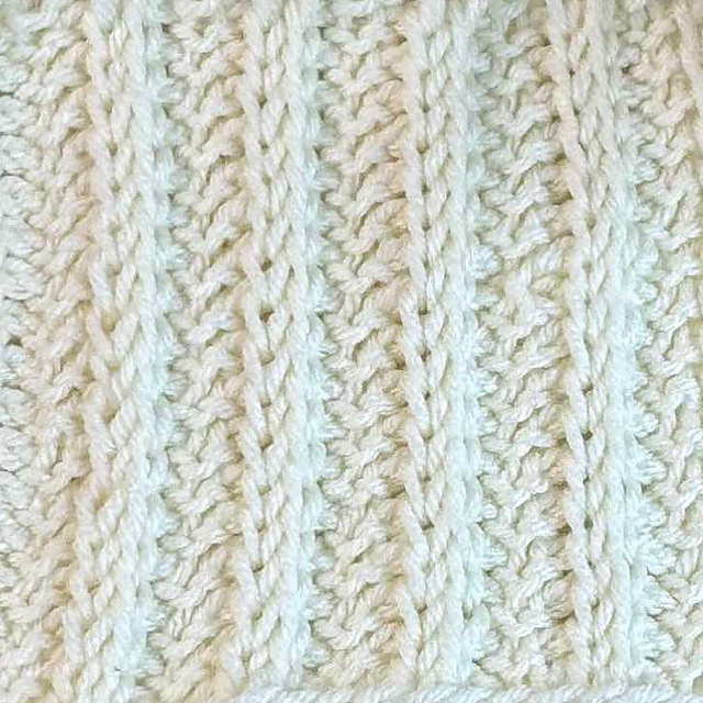 Ravelry: Tunisian Rib Stitch Afghan Square pattern by Sonya Blackstone