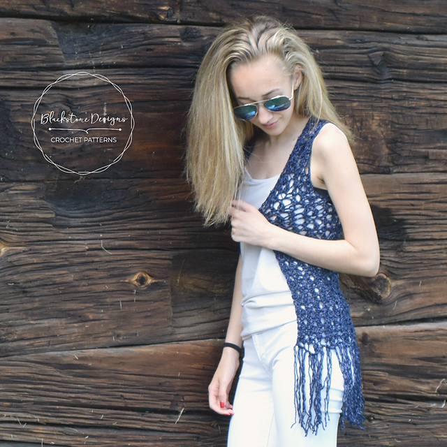 Boho Lace Vest - Adult