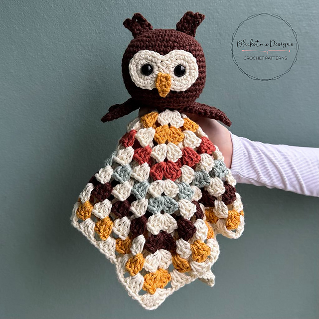 Granny Square Owl Blankets Crochet Baby Blanket, Owls, Granny