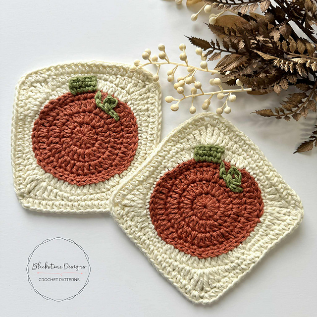 Pumpkin Granny Square