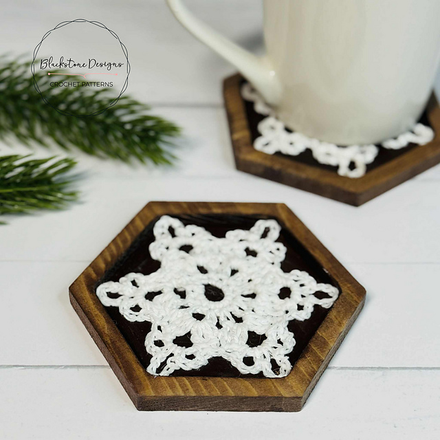 Snowflake Coasters