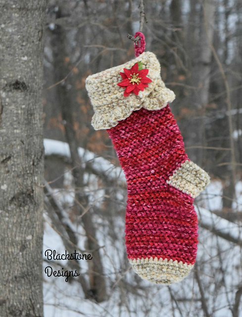 Ravelry: Victorian Christmas Stocking pattern by Sonya Blackstone