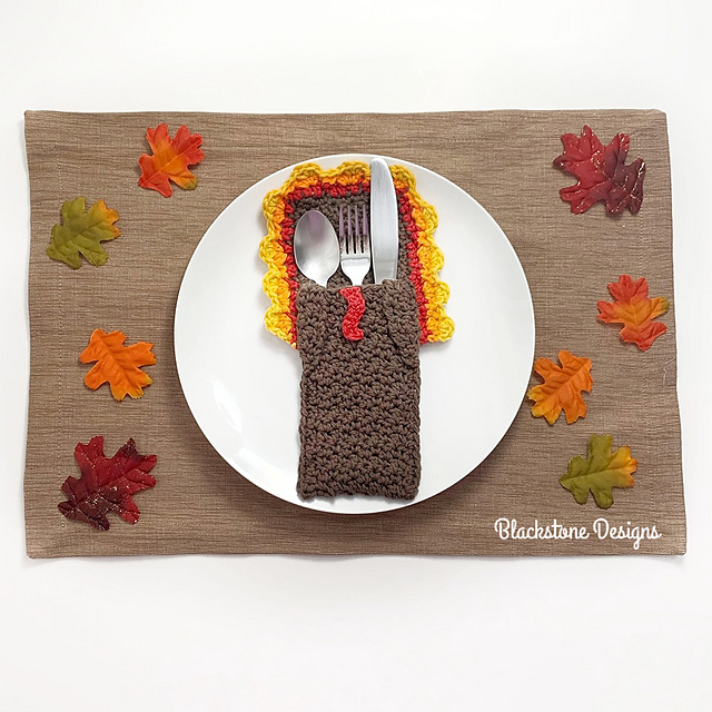 Turkey Belly Flatware Holder