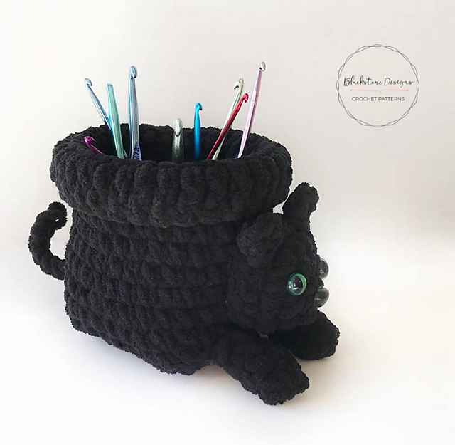Black Cat Basket