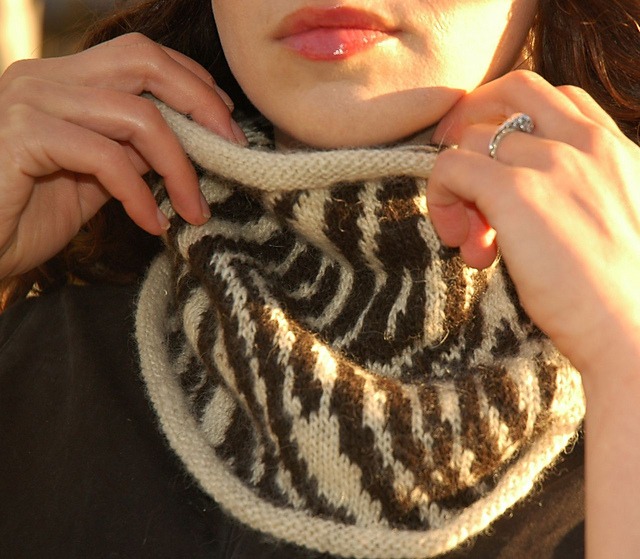 Zebra Cowl