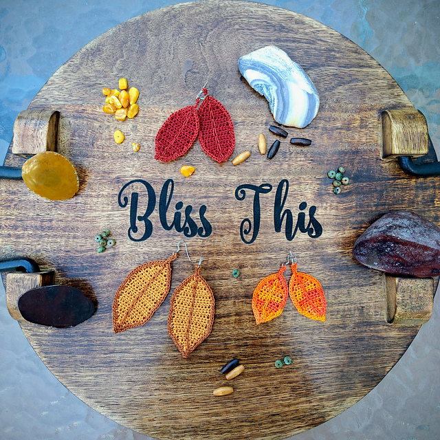 Autumn Bliss Leaves Earrings