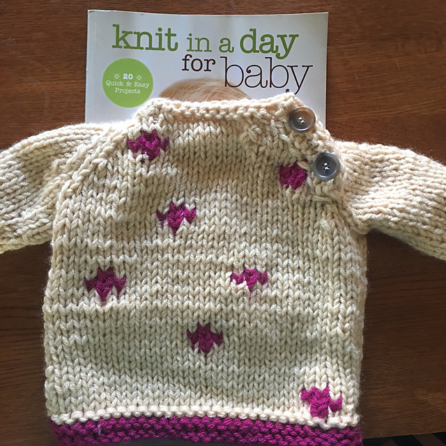 Basic Pullover-Pink Dots