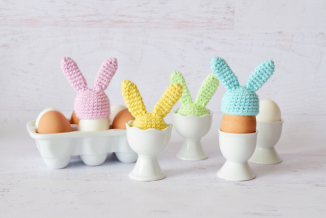 Easter Egg Bunny Hats
