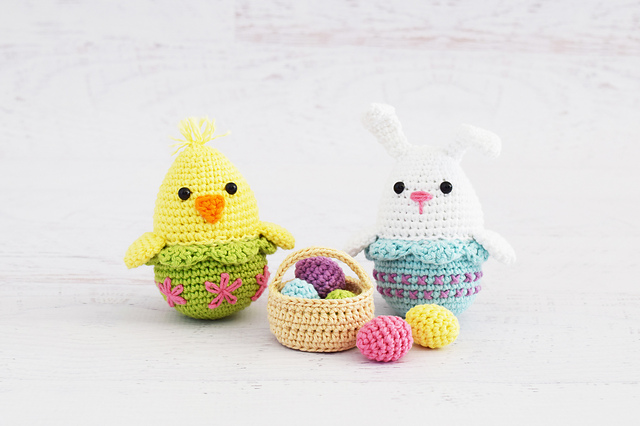 Easter Egg Bunny and Chick
