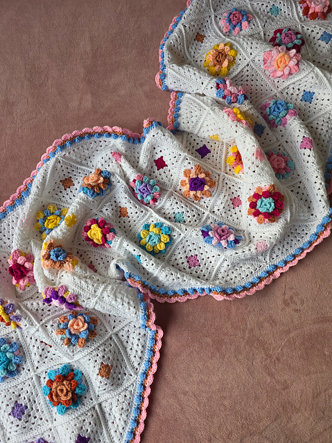 Spring Blossom Bed Runner