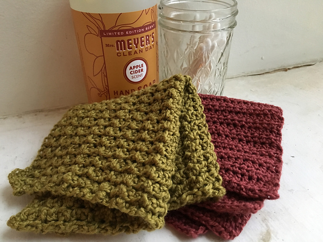 Patterened & Plain Washcloths
