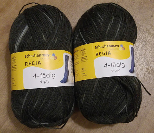Schachenmayr REGIA 4-fädig Uni – Lana Per Calze 50g – Colore Black – Resistente E Anti-feltro