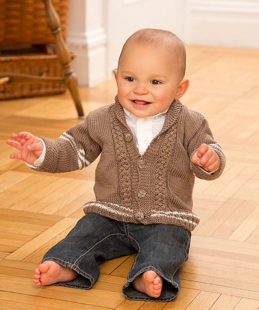 Preppy Baby Cardigan