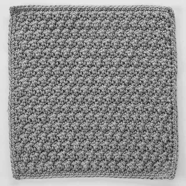 Raised Treble Square for Checkerboard Throw
