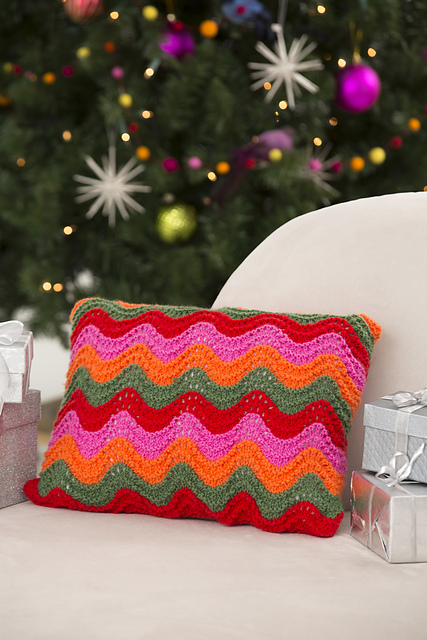 Holiday Ripple Pillow