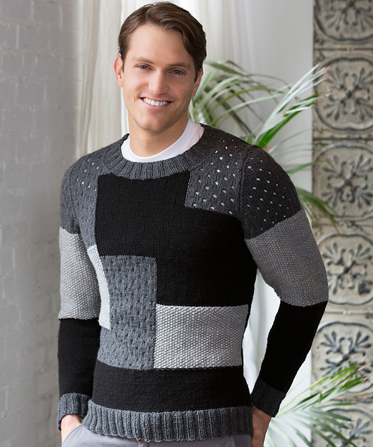 Ravelry: Patchwork Sweater pattern by Julie Farmer