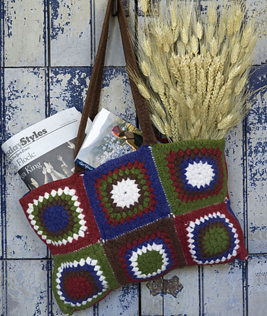 Felted Granny Tote #WR1909