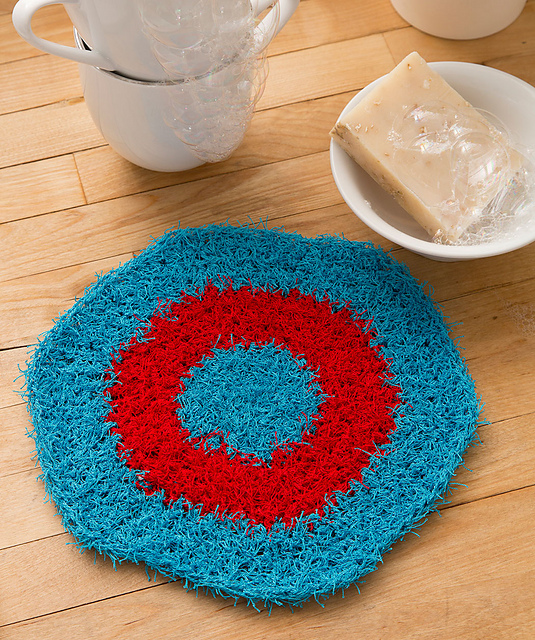 Hexagon Crochet Dishcloth