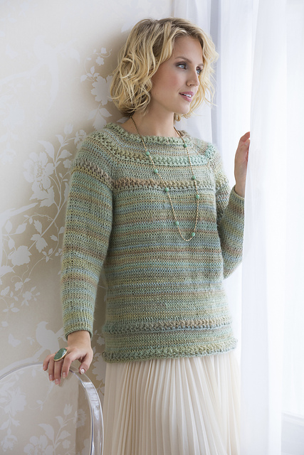 Tunisian Star Stitch Pullover