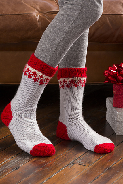 Christmas Morning Slipper Socks