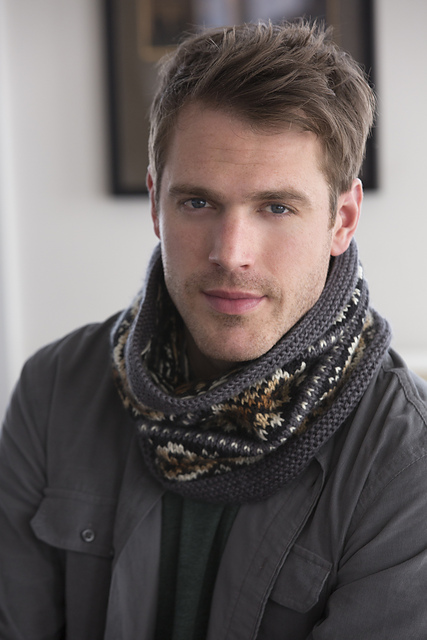 Fair Isle Knit Cowl