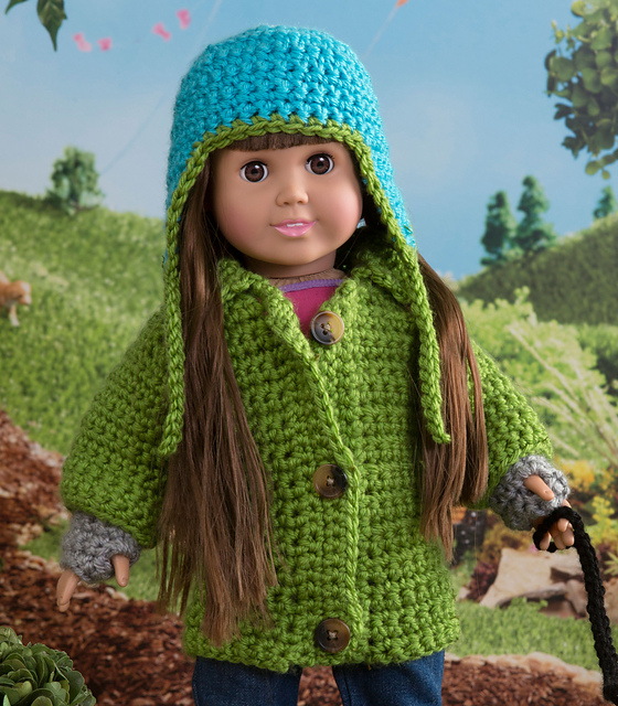 Walking the Dog for Dolls - Coat