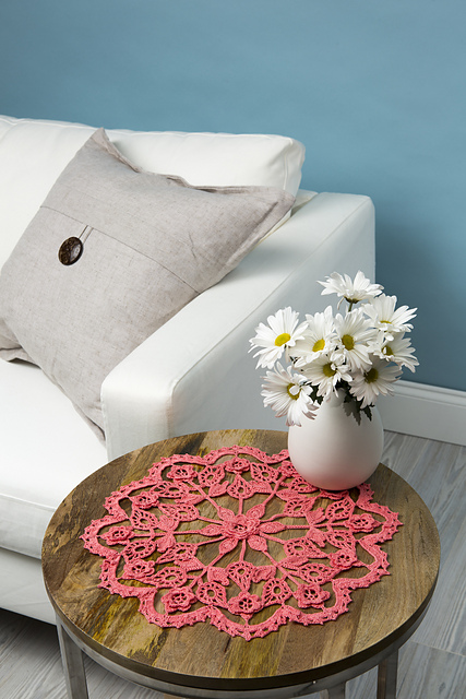 Exquisite Flower Doily
