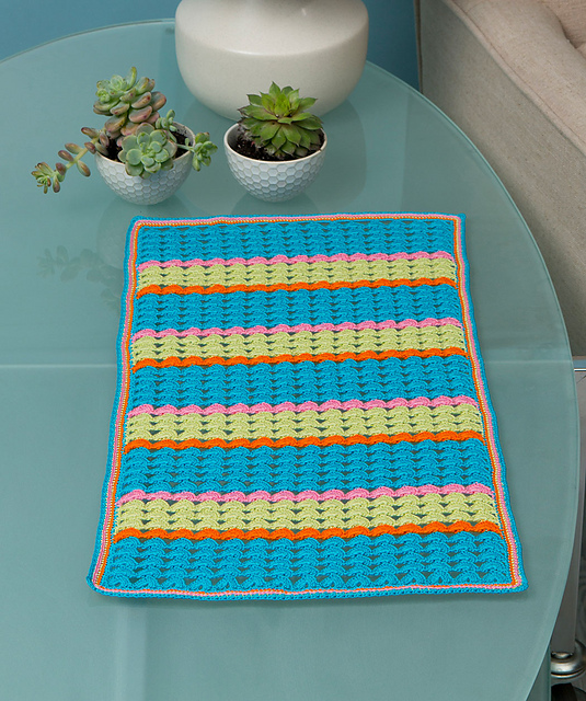Colorful Table Doily