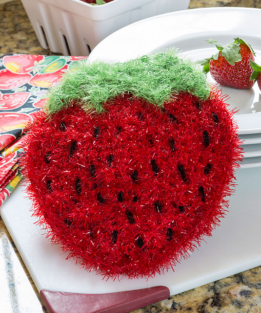 Strawberry Sparkle Scrubby