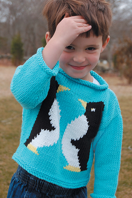 Ravelry: Penguin Sweater to Knit pattern by Val Love