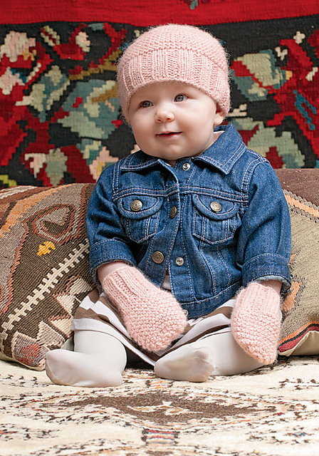 Baby Beanie and Mittens