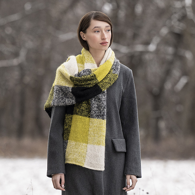 Limited ES pattern scarfペプラムニットプルオーバー Diagonal Lace Scarf Using Hemp for Knitting allhemp6 – Churchmouse